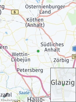 Here Map of Glauzig