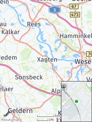 Here Map of Xanten