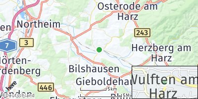 Google Map of Wulften am Harz