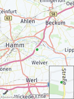 Here Map of Frielinghausen bei Hamm