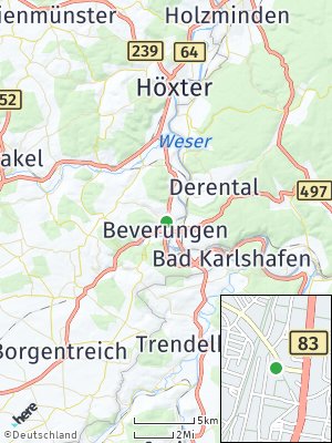 Here Map of Beverungen