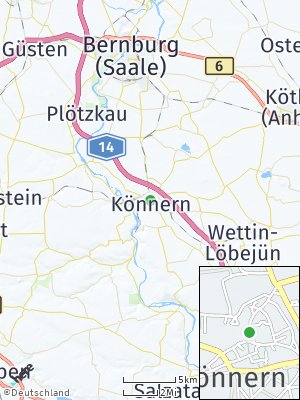 Here Map of Könnern