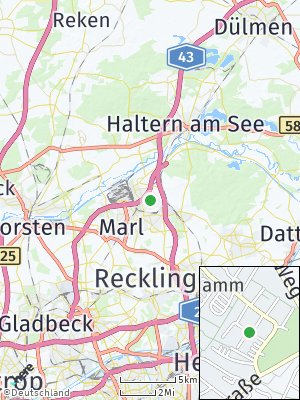 Here Map of Hamm bei Marl