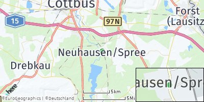 Google Map of Neuhausen / Spree