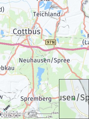 Here Map of Neuhausen / Spree