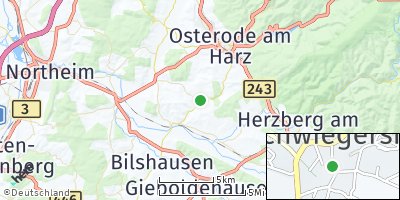 Google Map of Schwiegershausen