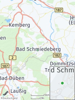 Here Map of Bad Schmiedeberg