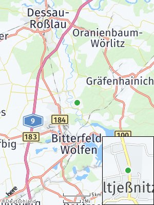 Here Map of Altjeßnitz