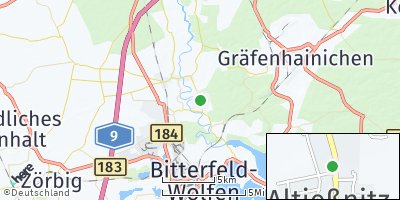 Google Map of Altjeßnitz