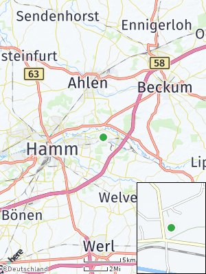 Here Map of Haaren bei Hamm