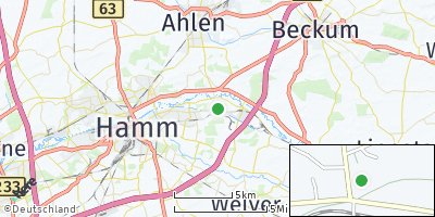 Google Map of Haaren bei Hamm