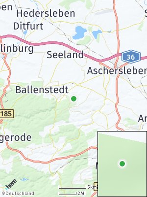 Here Map of Falkenstein / Harz