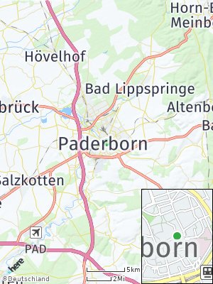 Here Map of Paderborn