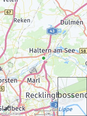 Here Map of Bergbossendorf