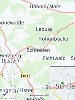 Here Map of Schlieben