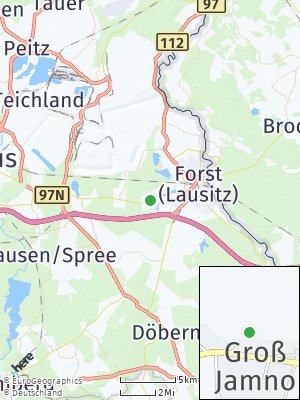 Here Map of Groß Jamno
