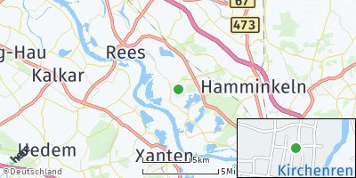 Google Map of Mehr bei Wesel