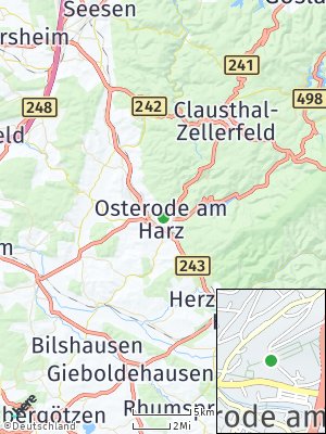Here Map of Osterode am Harz