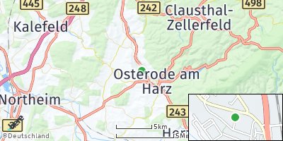 Google Map of Petershütte am Harz