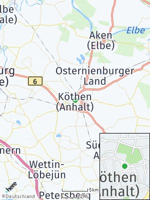 Here Map of Köthen