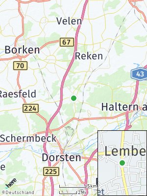 Here Map of Lembeck bei Dorsten