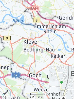 Here Map of Bedburg-Hau