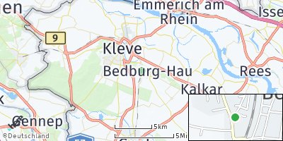Google Map of Bedburg-Hau