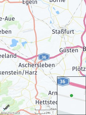 Here Map of Aschersleben