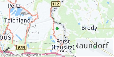 Google Map of Naundorf bei Forst