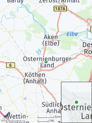 Here Map of Osternienburg