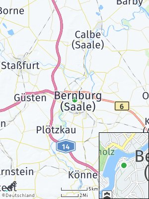 Here Map of Bernburg