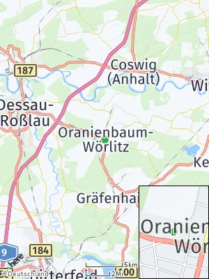 Here Map of Oranienbaum