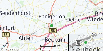 Google Map of Neubeckum