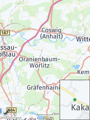 Here Map of Kakau bei Dessau