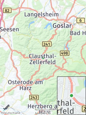 Here Map of Clausthal-Zellerfeld