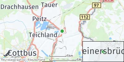 Google Map of Heinersbrück