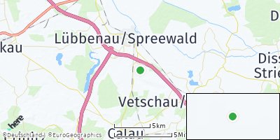 Google Map of Groß Lübbenau