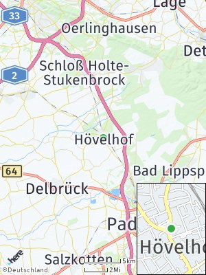 Here Map of Hövelhof