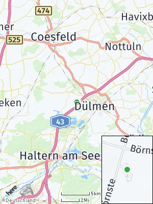 Here Map of Börnste