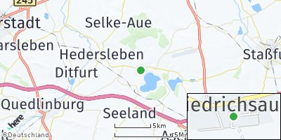 Google Map of Friedrichsaue