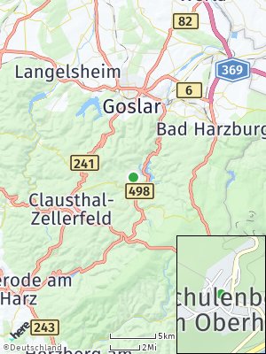 Here Map of Schulenberg im Oberharz