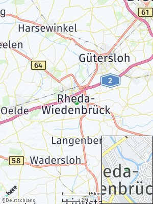 Here Map of Wiedenbrück