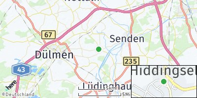 Google Map of Hiddingsel