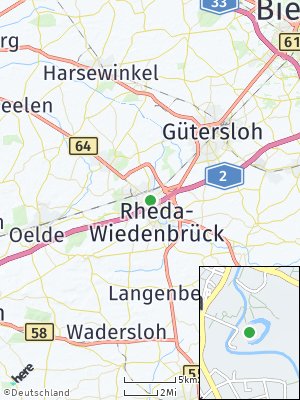 Here Map of Rheda-Wiedenbrück