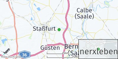 Google Map of Hohenerxleben