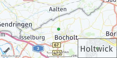 Google Map of Holtwick bei Bocholt