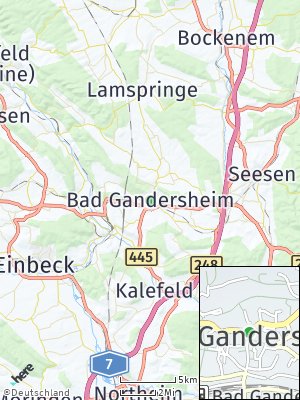 Here Map of Bad Gandersheim