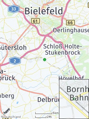 Here Map of Bornholte Bahnhof