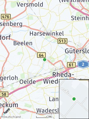 Here Map of Herzebrock-Clarholz