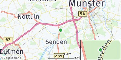 Google Map of Bredenbeck